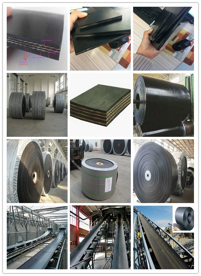 400 /600/ 800 mm Width Abrasive Ep Rubber Conveyor Belt