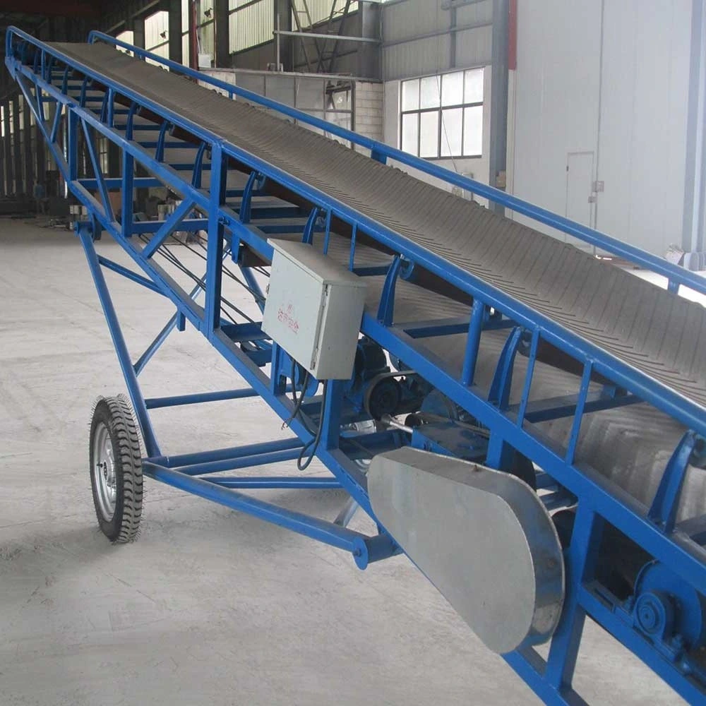 Hot Sale Heat Resistant Fire Belt Material Handling Equipment Truck Loader Conveyor