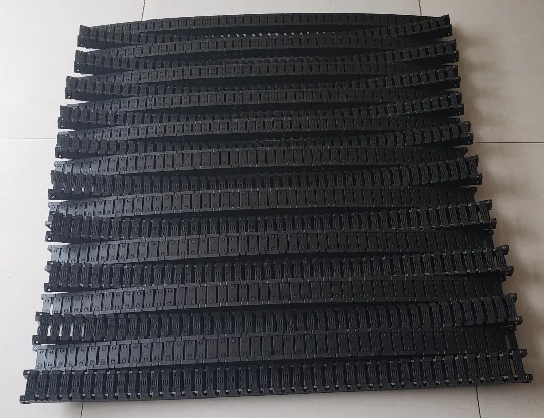 Flexible Plastic Hydraulic Hose Cable Carrier Chain