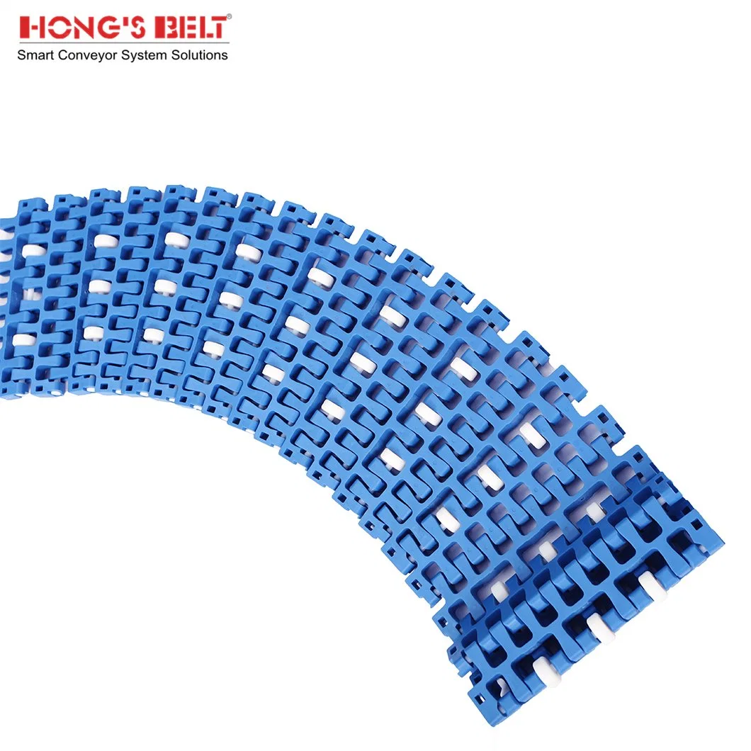 Hongsbelt Roller Top Plastic Modular Belt Manufacturers Plastic Modular Belt for Box Transporting