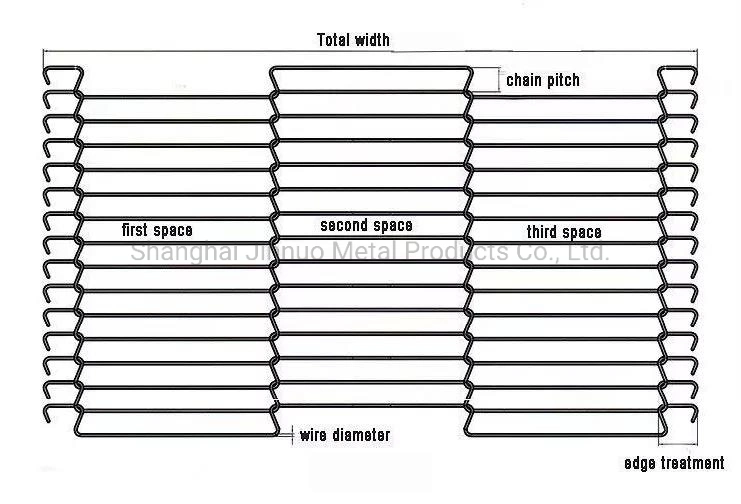 Wire Mesh Wave Woven Conveyer Belt