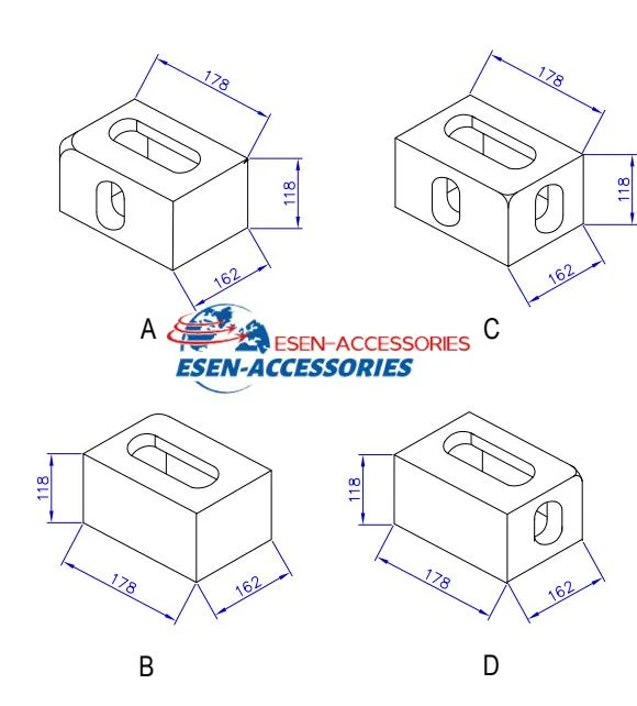 High Quality Container Accessories Manufacturing Steel Corner Parts Can Be Used to Transport Containers Storage Containers