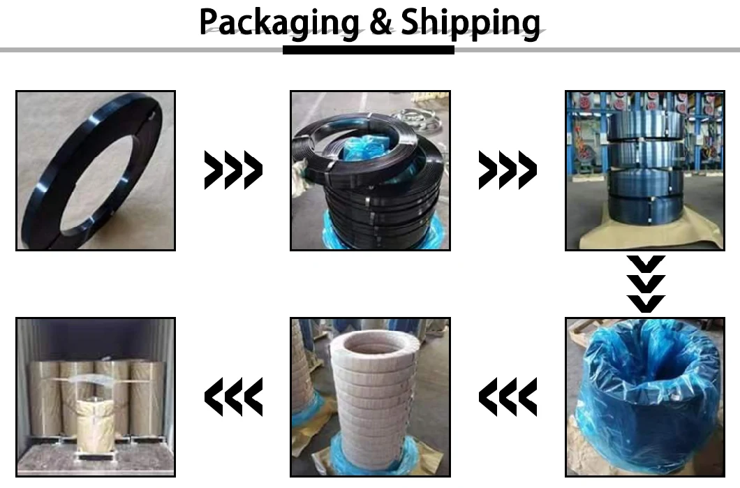 Black Painted/Strapping/Strap/Belt/ Metal Packing Steel Strip