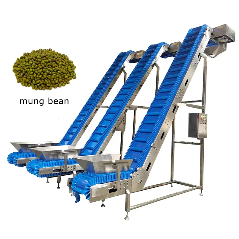 Tt-IC-01 High Quality Slope Conveyor Climbing Conveyor Lifting Conveyor High Quality Belt Climbing Conveyor Vegetable Conveyor for Vegetable