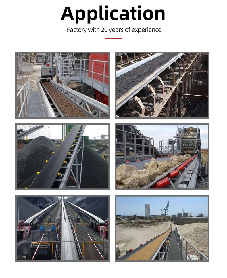 Allowed Belt Width Mining Conveyor Sidewall Cleated Corrugated Conveyor Belt