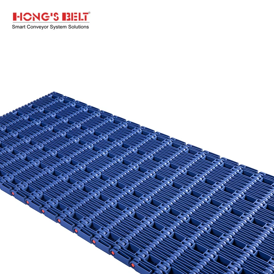 Hongsbelt Raised Rib Modular Conveyor Belt for Sterillization Plastic Belt