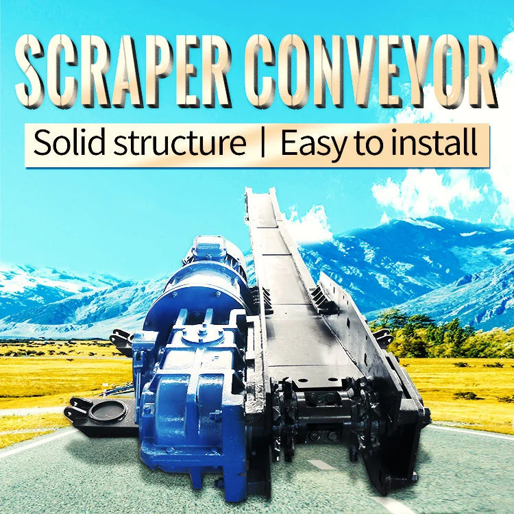 Hot Sale Mine Transport Equipment Coal Stacker Tripper Conveyors 80 Meters Scraper Coal Conveyor