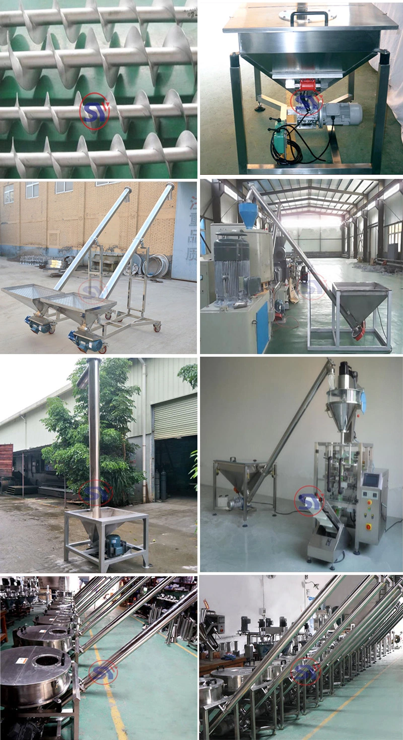 Rotating Helical Screw Tubular Conveyor for Bulk Material Handling