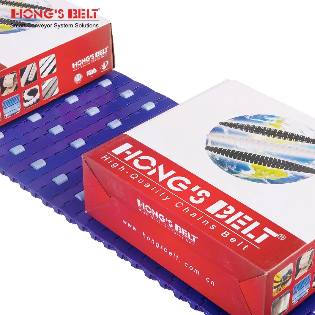 Hongsbelt Belt Modular Modular Plastic Belt Conveyors for Box Transporting