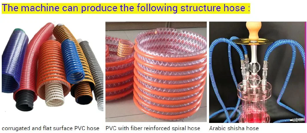 Plastic PVC Suction Transport Pipe Duct Extrusion Machine