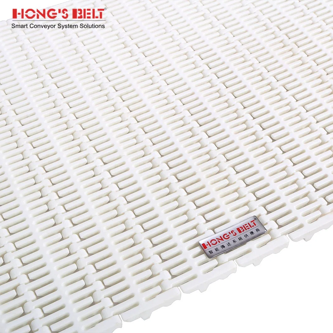 Hongsbelt Seafood Processing Modular Belt Modular Conveyor Belting Manufacturers for Series 800 Flush Grid