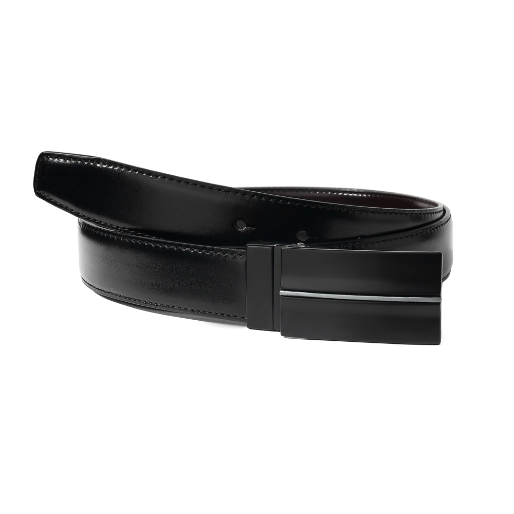 Top Fashion Accessories Smooth Split Leather Belt for Male