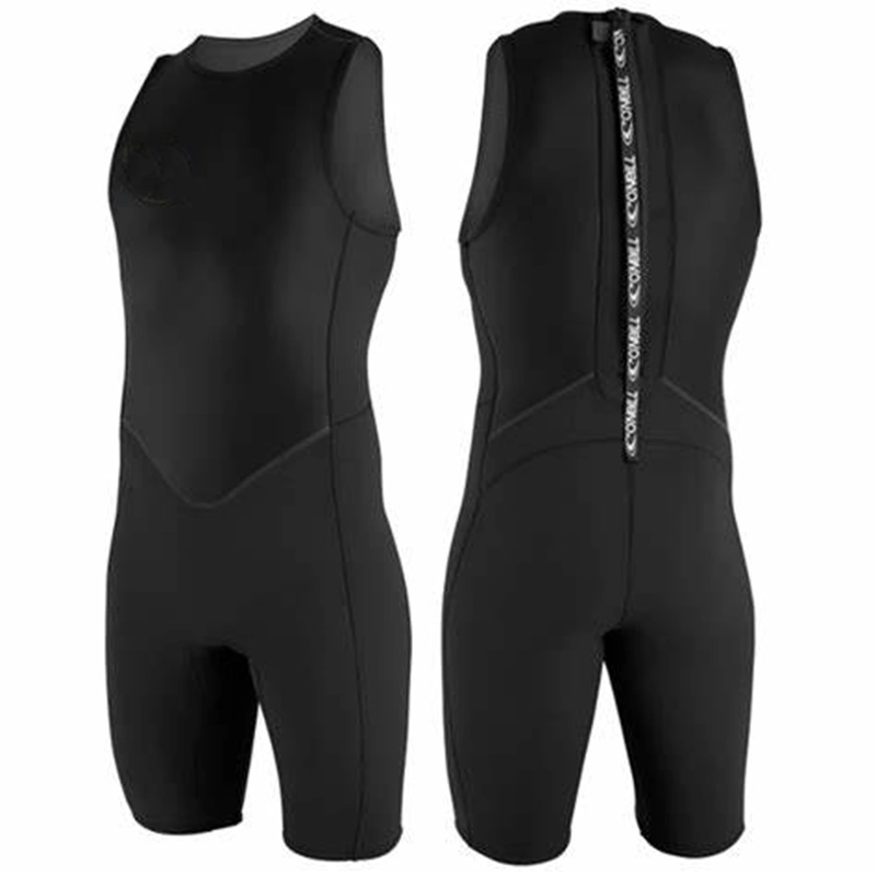 Neoprene Short John / Jane Wetsuit, Sleeveless Top and Legs Surfsuit