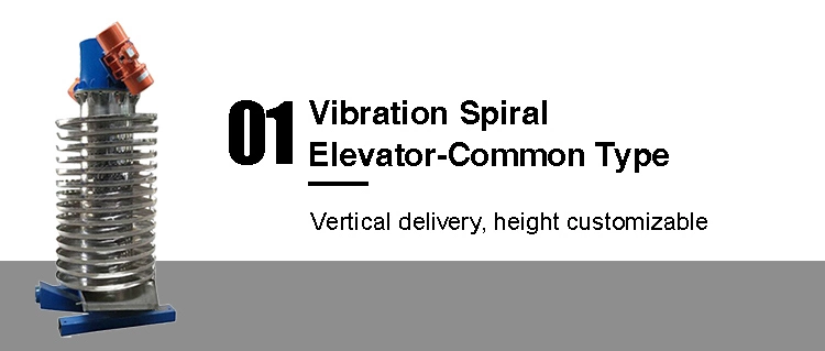 Particle Powder Vertical Vibrator Rotating Conveyor Spiral Screw Feeder Machine
