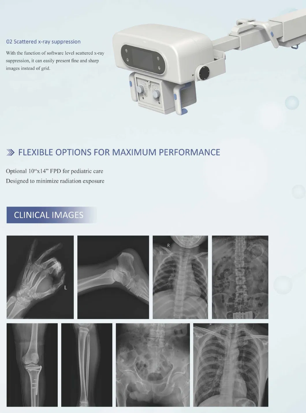 Portable Fluoroscopy X-ray System Digital Radiography X-ray System High Quality Digital X Ray Imaging System UC-Arm Dynamic Dr