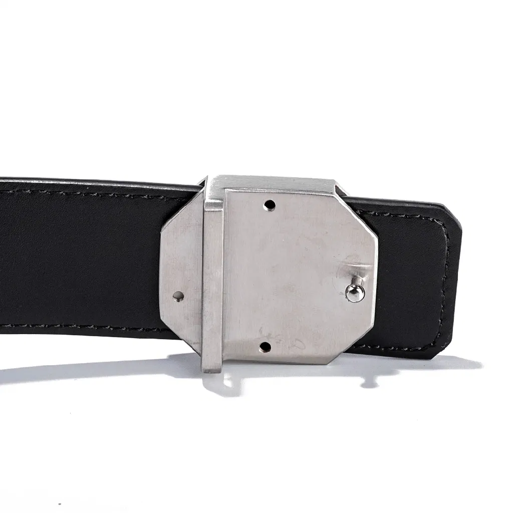 Custom Luxury Business Top Smooth Genuine Leather Men Fashion Designer Belt