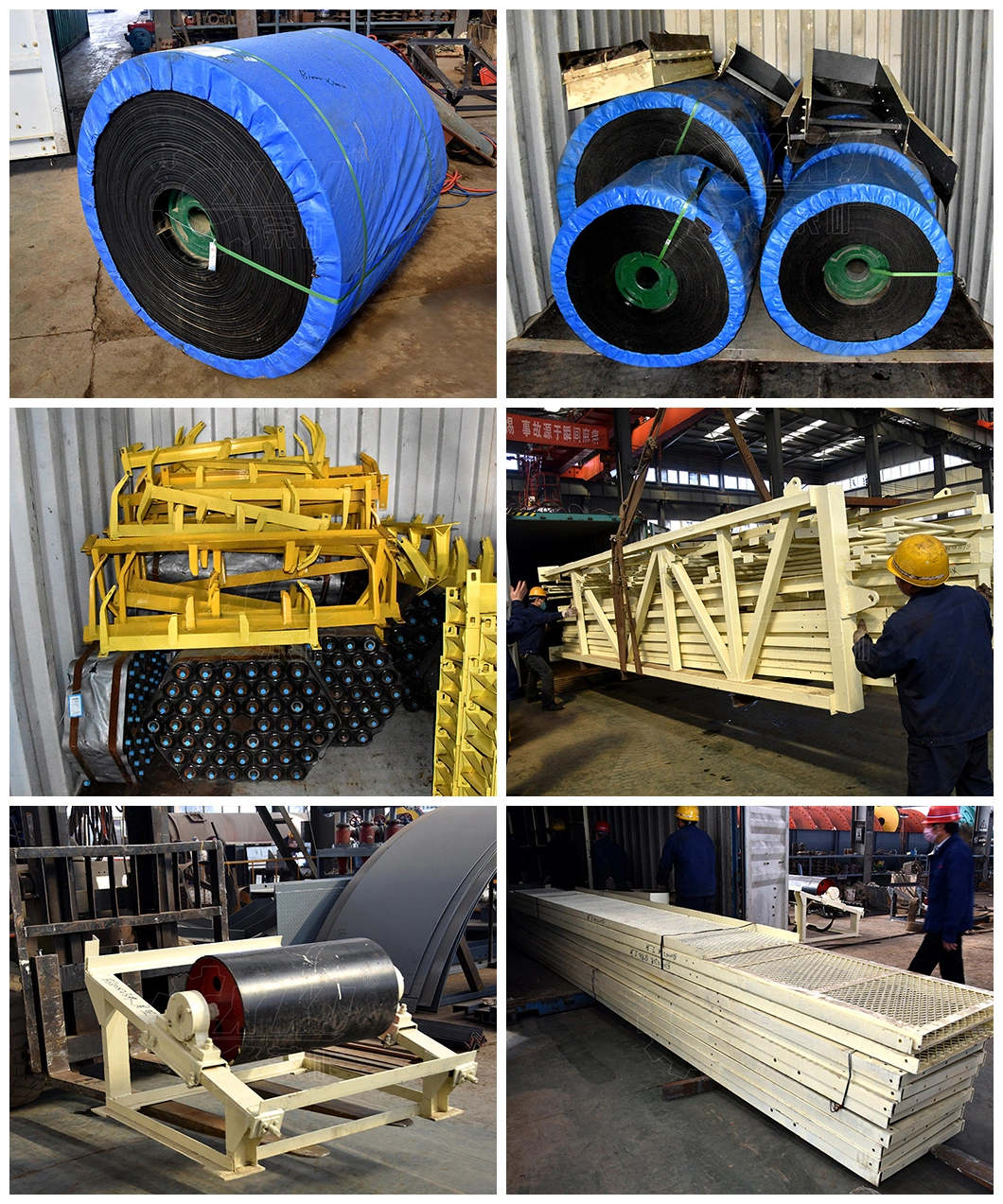 B500, 650, 800, 1000 Custom Easy to Operate Gravity PVC Belt Conveyor System