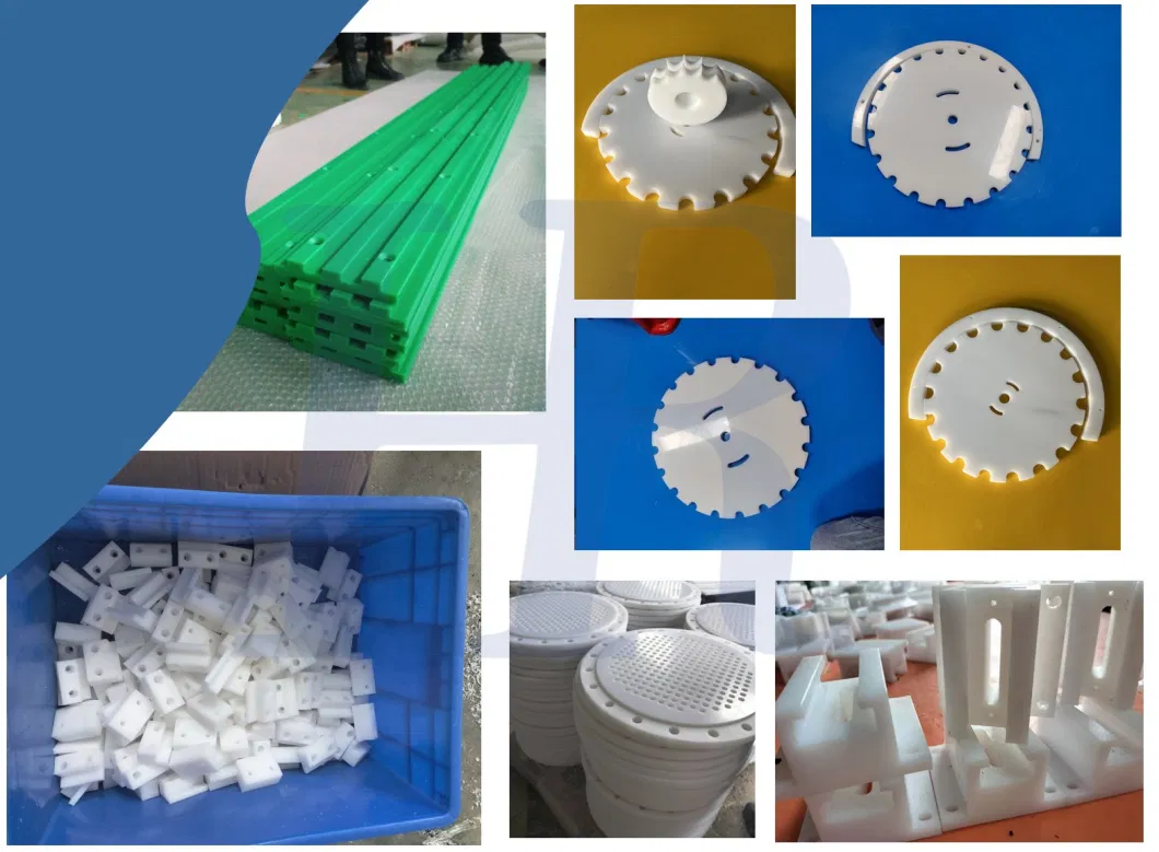 Guide Rails Machined Plastic Components High Volume Production