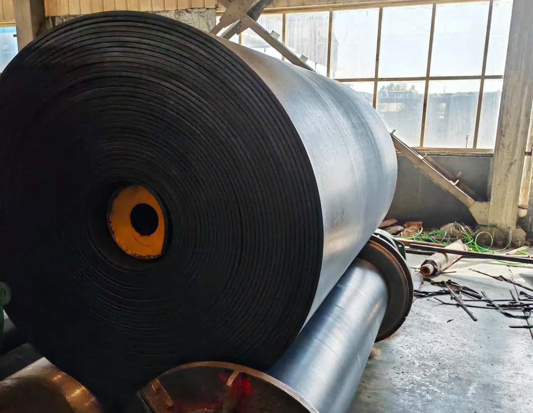 400-2200mm Width Ep100 Ep125 Ep150 Ep200 Ep250 Ep300 Ep400 2-6 Ply Ep Polyester Rubber Conveyor Belt for Sand Stone Mining Cement