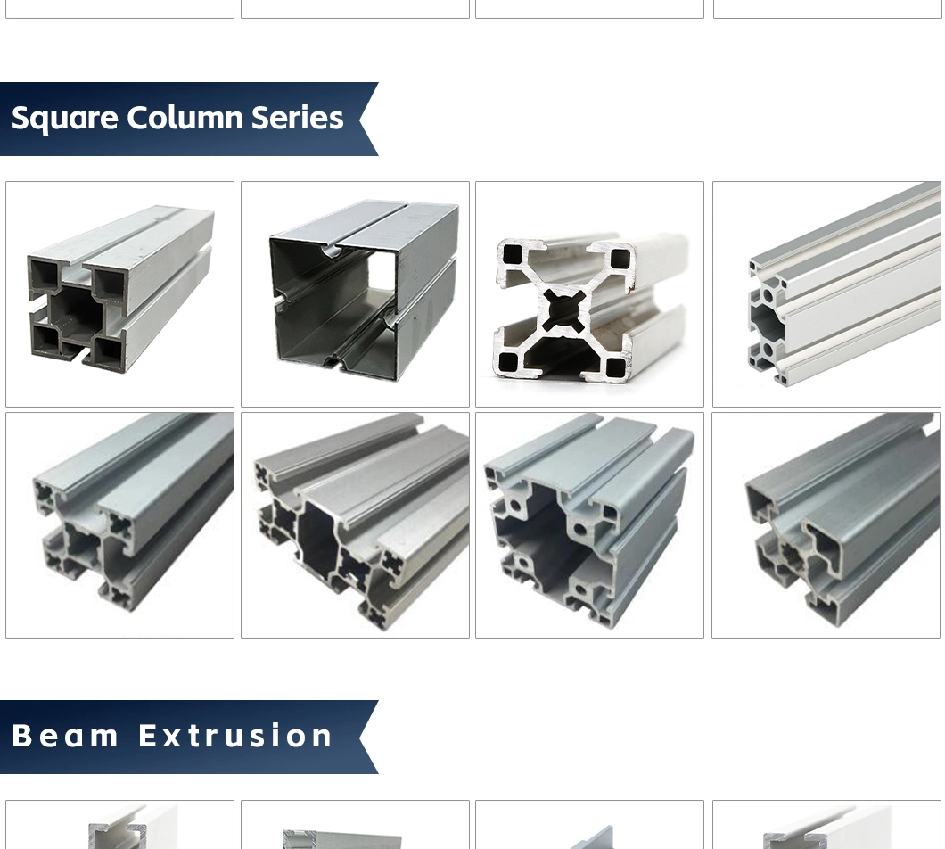 Good Price Transport ISO Factory Extrusion Metal Aluminum Alloy Aluminium Industrial Profile