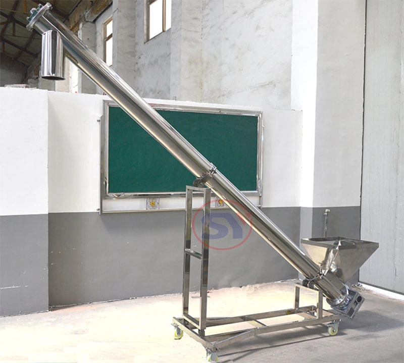 Rotating Helical Screw Tubular Conveyor for Bulk Material Handling