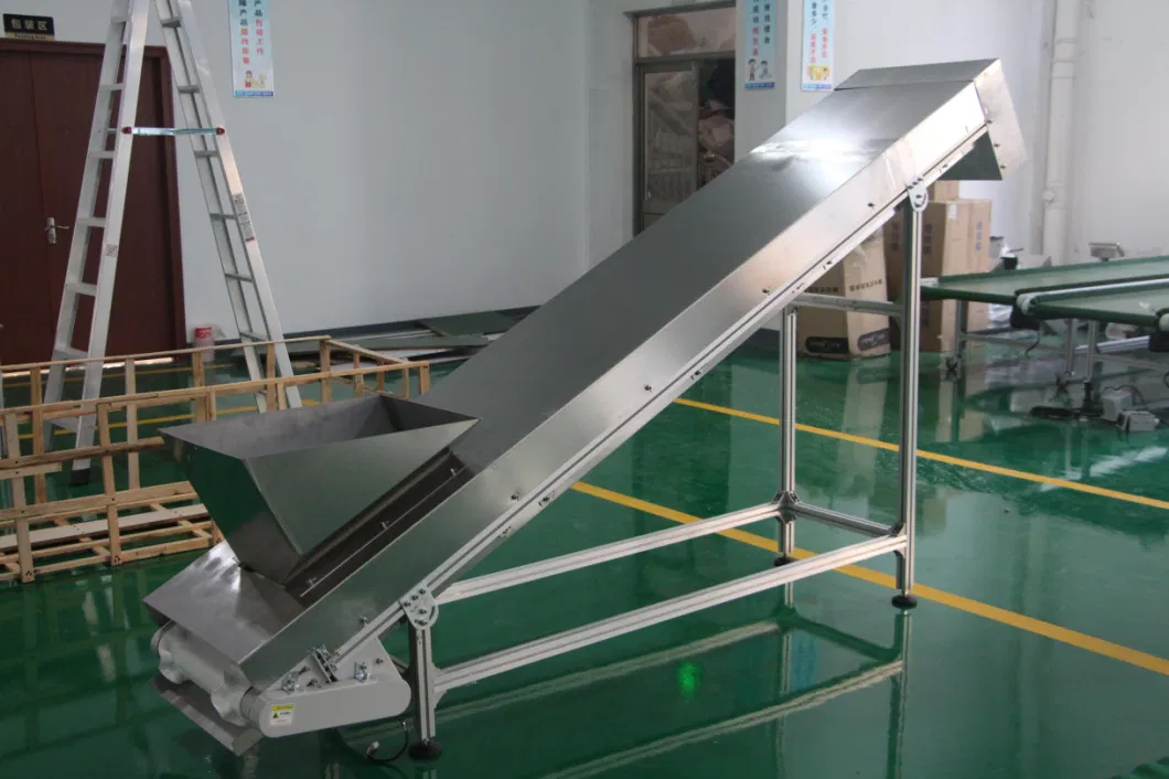 Plastic Modular Inclined Belt Lifting Conveyor