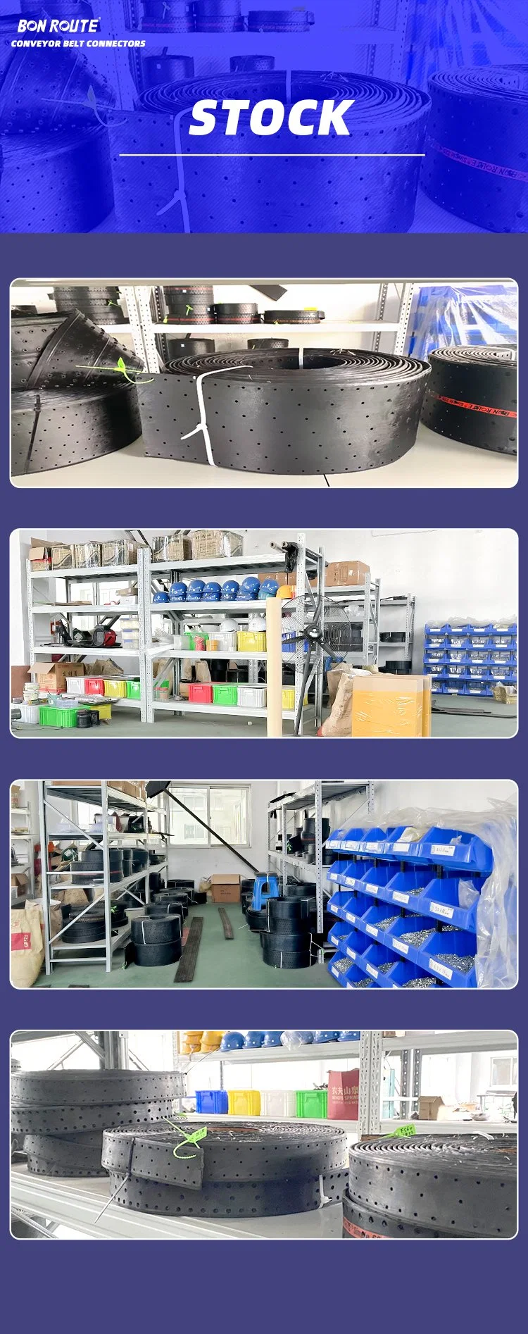 Conveyor Belt Joining Fastener Fs225 Conveyor Belt Rubber Repair Strip