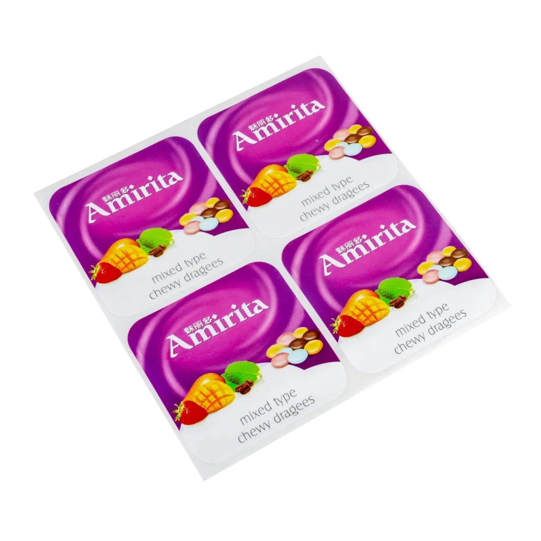 Popular Used Daily Chemical Products Packaging Matte Silver Pet Sticker Label