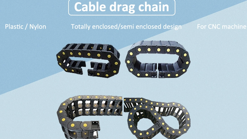 Flexible Plastic Drag Chain Nylon Cable Conveyor Chains for Sale