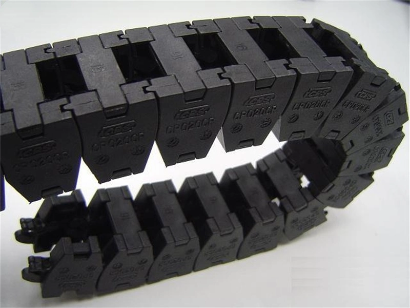 Flexible Plastic Hydraulic Hose Cable Carrier Chain