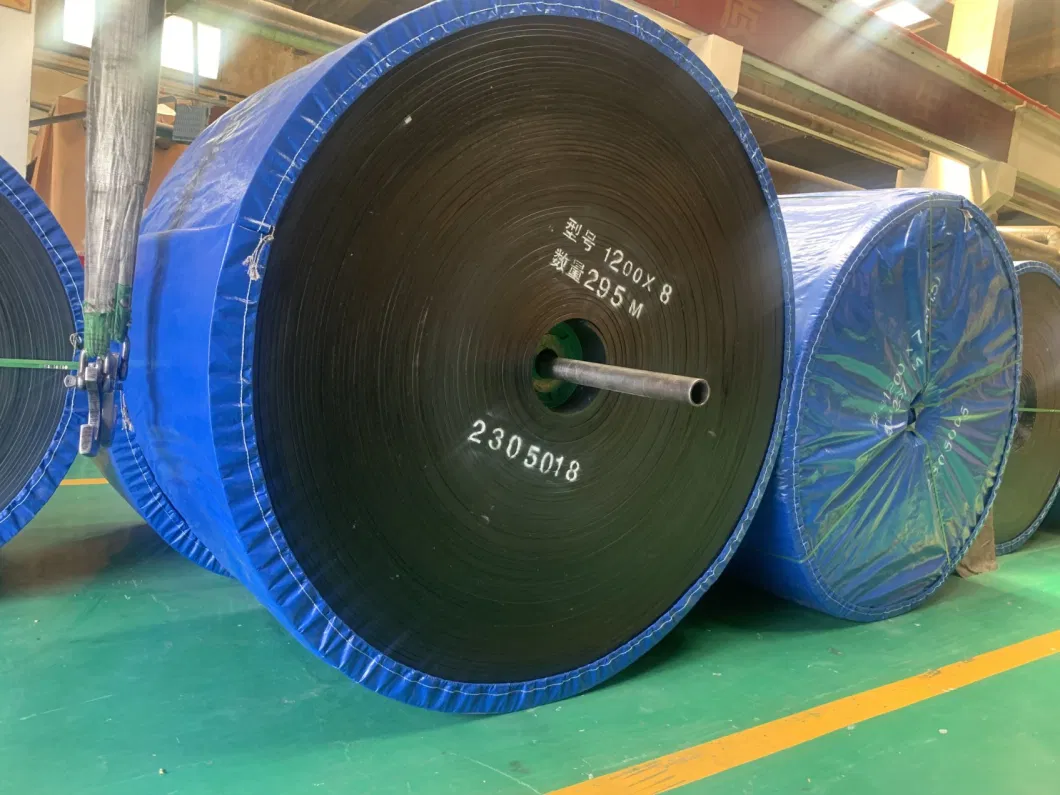 High-Wearing Feature 800 Width Ep700 4 Ply 18 MPa Rubber Conveyor Belt