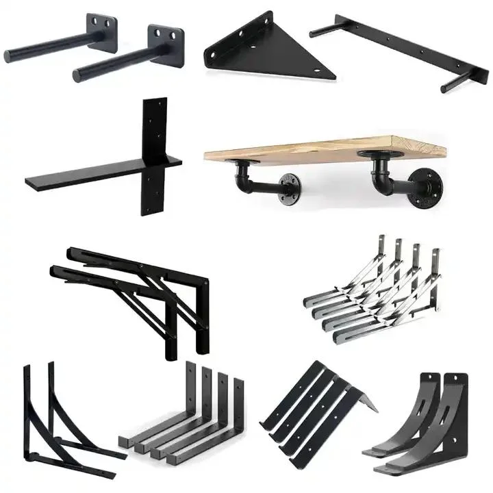 Jh-Mech Countertop Mounting Support Heavy Duty Steel Wall Brackets Mantle