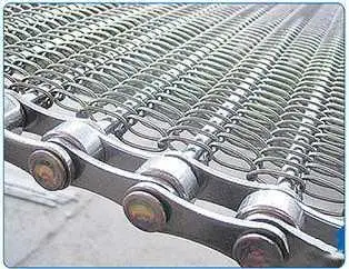 Ss Wire Mesh Universal Weave Flat Bottom Conveyor Belts for Food Industry
