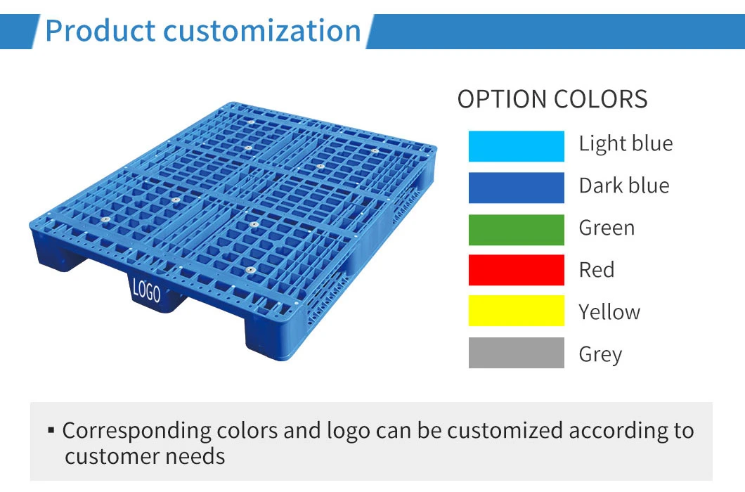 Pallet 1210 HDPE Recycled Plastic Storage System Collapsible Containers for Manufacturing Industrial Plastic Pallet