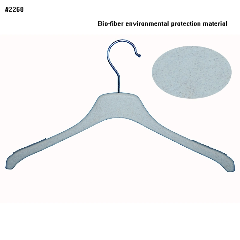 Adult Clothing Display Plastic 42cm Hanger with Anti Slip Cheap