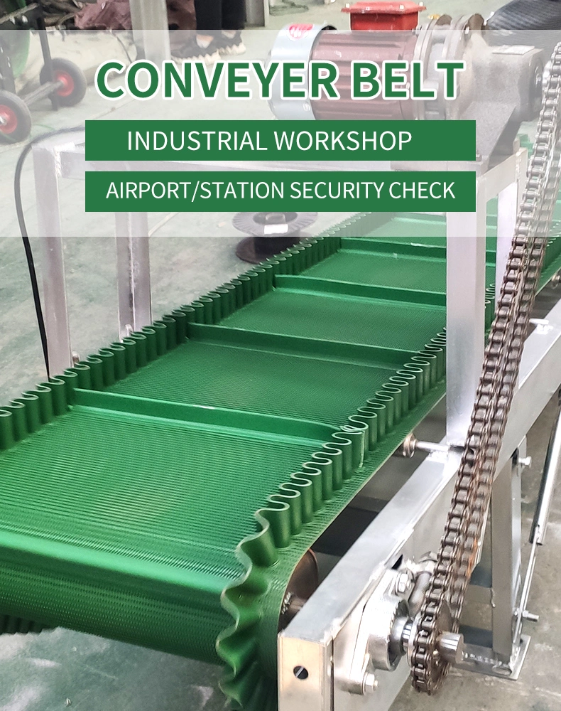 Public Place/Logistics Item Security Check Conveyer Belt with PVC Material/Custom Color Size/Anti Tear
