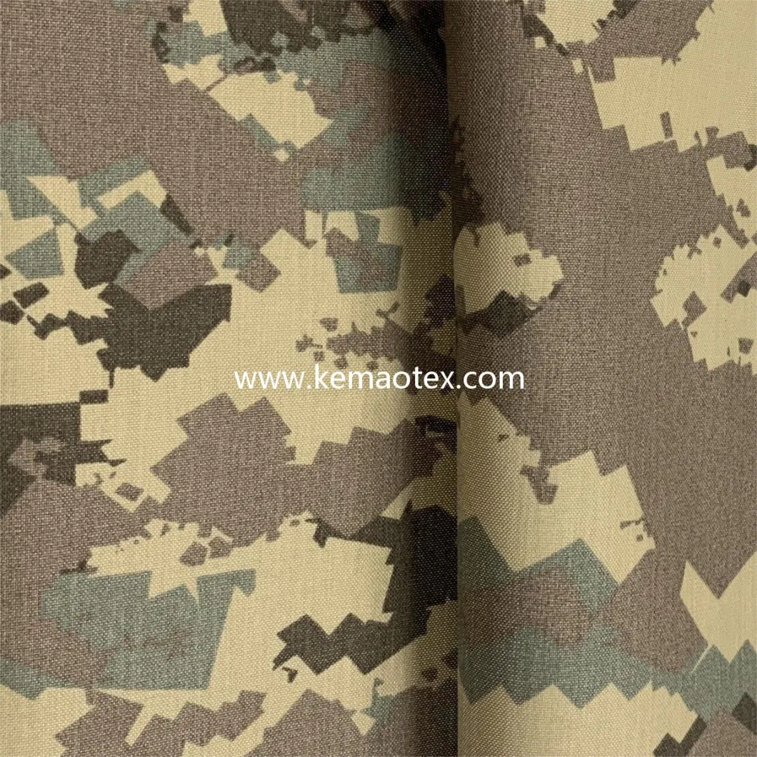 Nylon 66 Oxford Fabric with PU Coated for Turkish Camouflage Printed Fabric