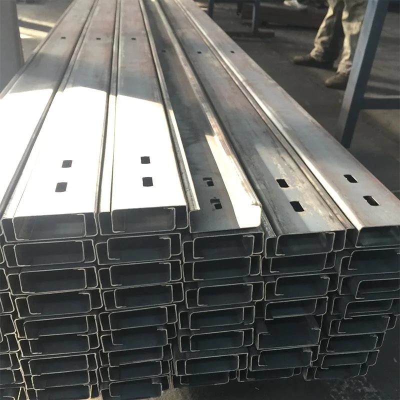 Galvanized Steel C Beam C Purlin Metal HDG U Channel Z Channel Steel Profile