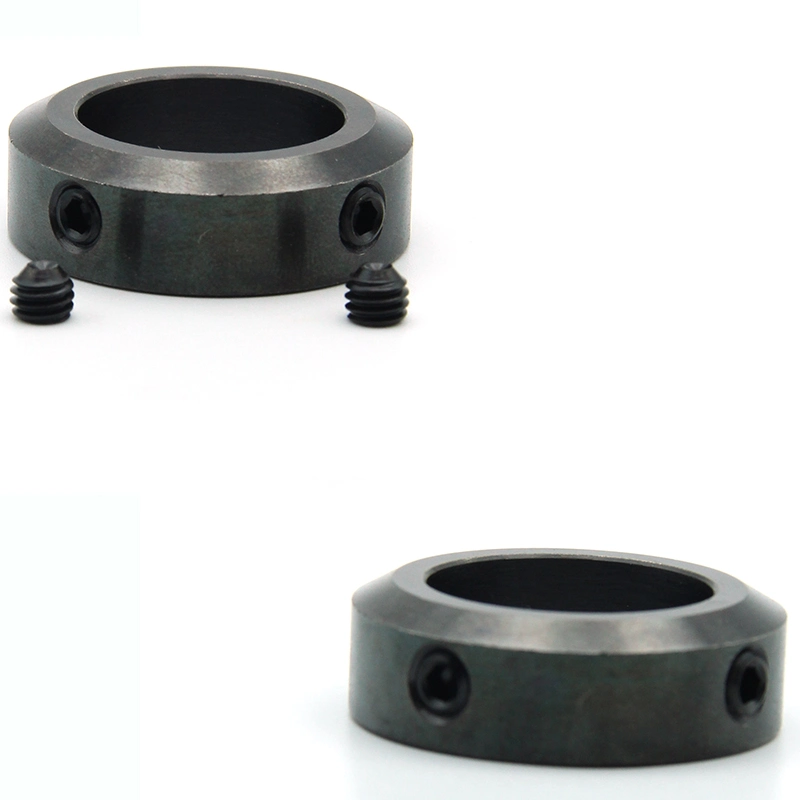 Carbon Steel Black Oxide Shaft Collars with 2 PCS Set Screws