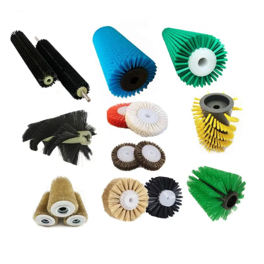 High Quality Nylon Rotating Roller Brush for Photovoltaic Solar Panel Cleaning Best