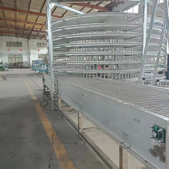 Commercial Spiral Cooling Tower for Bread/Cake/Pizza Cooling Conveyor Hot Sale