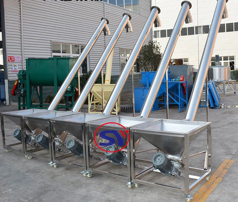 Rotating Helical Screw Tubular Conveyor for Bulk Material Handling