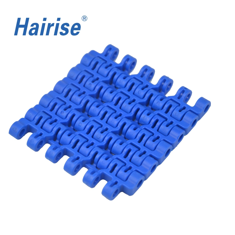 Hairise 7120 Flush Grid Small Pitch Conveyor Belt with CE Used for Package &amp; Logistic Industry