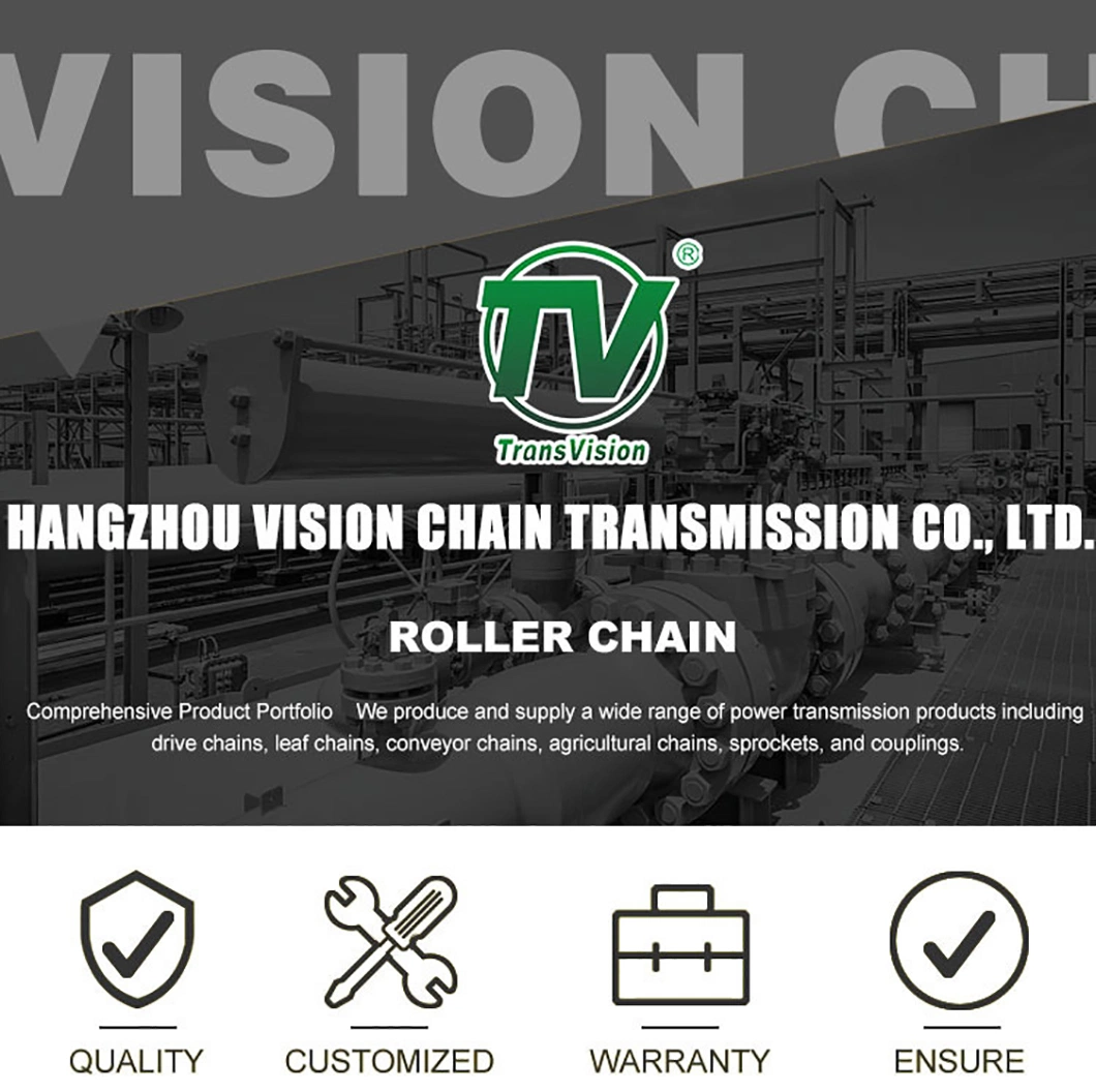 High Strength Short Pitch Roller Chain with Attachments Transmission Sh Sp Series