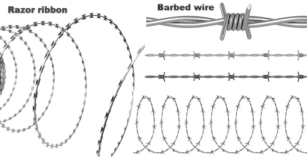 High Quality Metal Barbed Wire Mesh Anti Climb 358 Security Fence for Railway Station