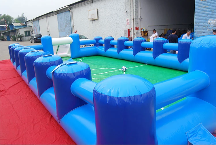 Interactive Street Soccer Inflatable Field Soccer Soap Inflatable Football Field Stadium