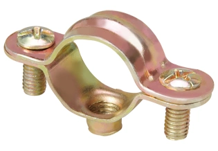 Iron Steel M7 Connecting Screw Single Ring Quick Release Pipe Clamps