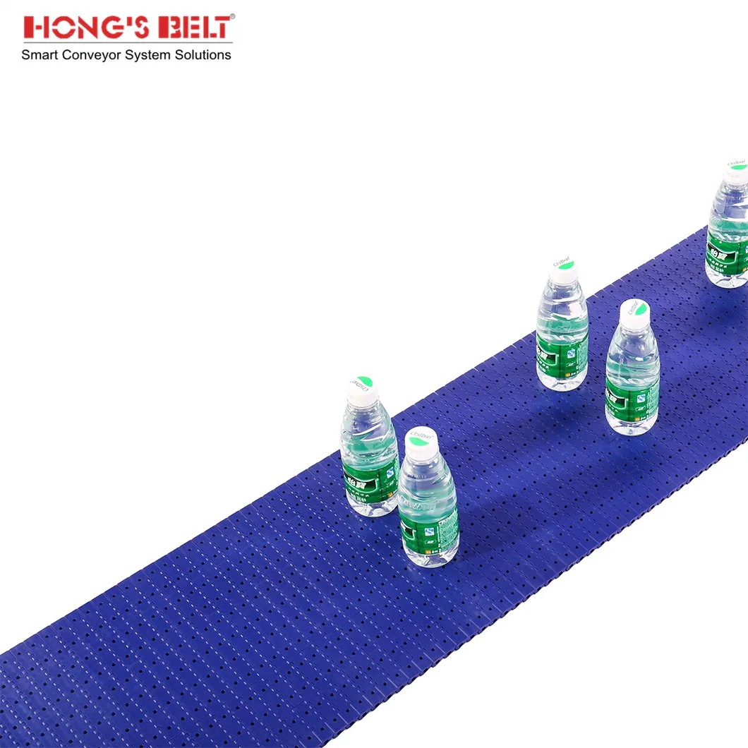 Hongsbelt Perforated Flat Top Modular Conveyor Belt for Beverage Conveying Line
