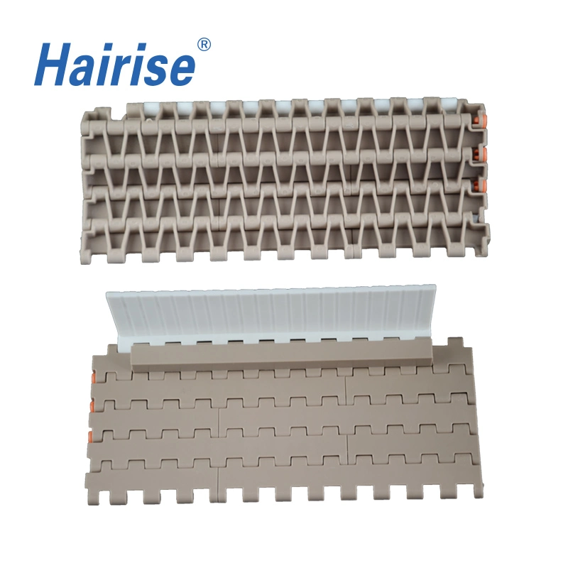 High Quality Har5935 Flat Top with Flights Plastic Modular Belt