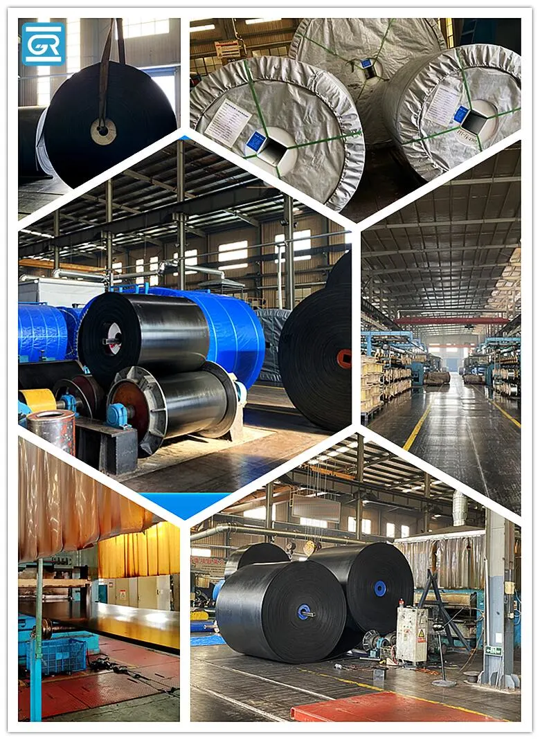 Anti-Abrasion Steel Cord Rubber Conveyor Belt with Low Price for Metallurgy, Construction Materials, Mining Industries